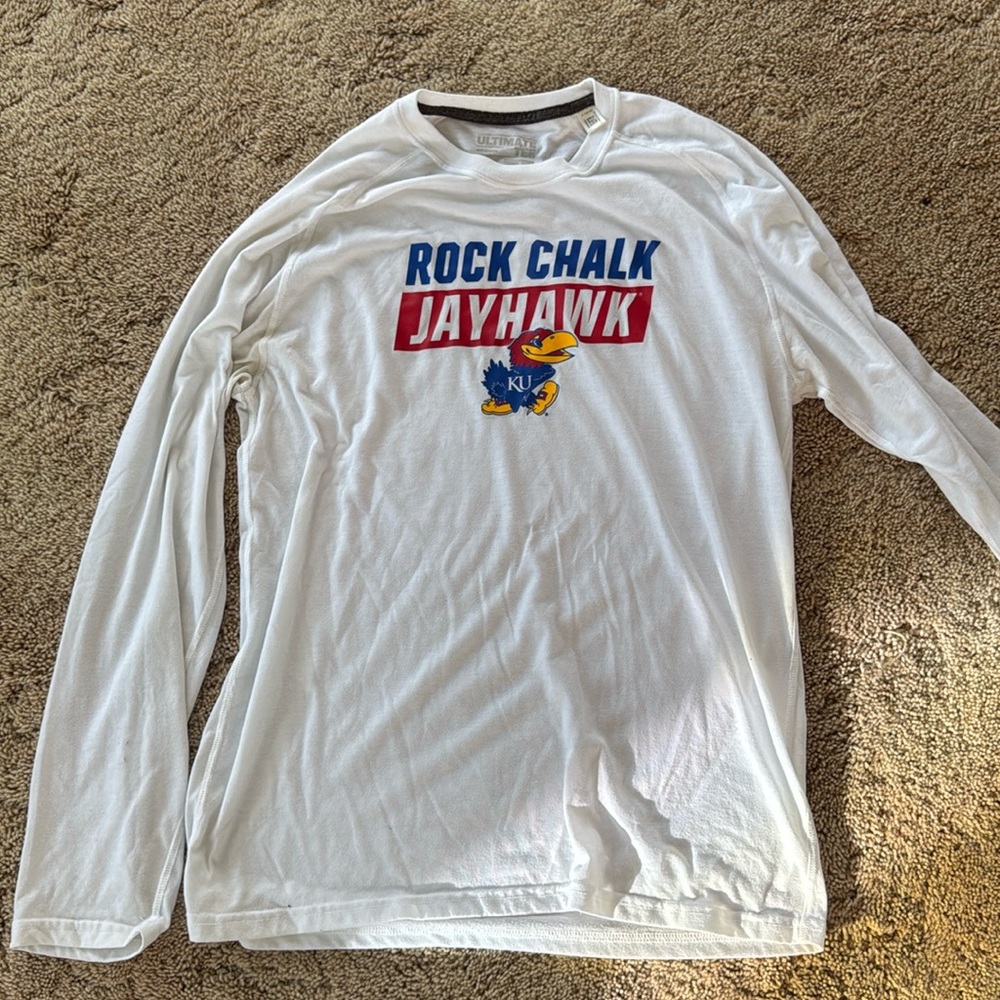 Kansas Jayhawks Adidas tee shirt